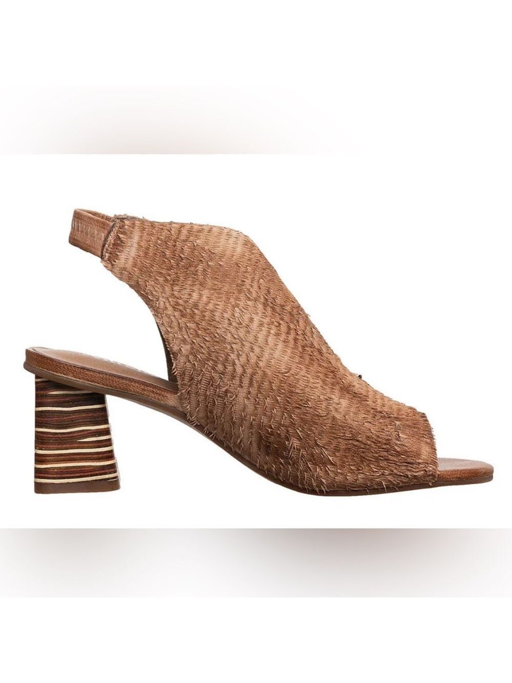 Antelope Annabelle Brown Open Toe Slingback Heels - Size 40 Euro